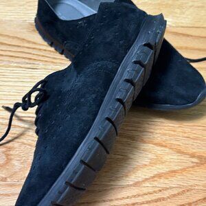 Women’s Cole Haan ZeroGrand Oxford Shoes – Black Suede SIze 8